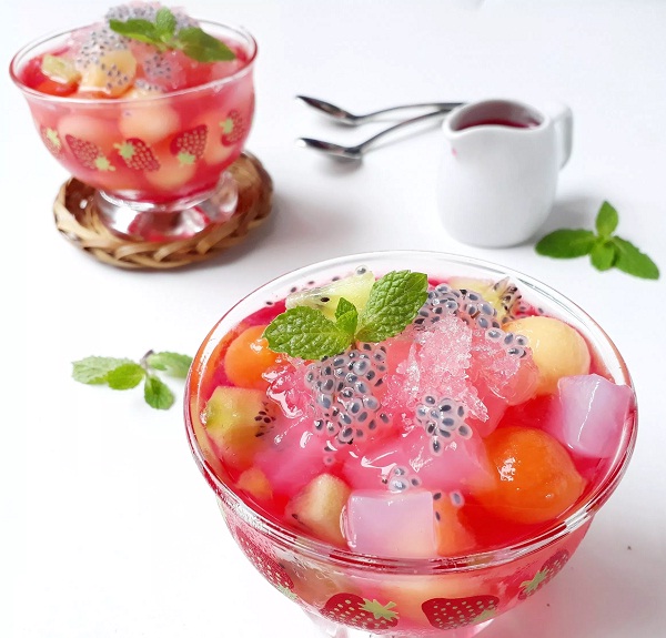 Resep Es Buah Selasih yang Segar Untuk Takjil Buka Puasa 